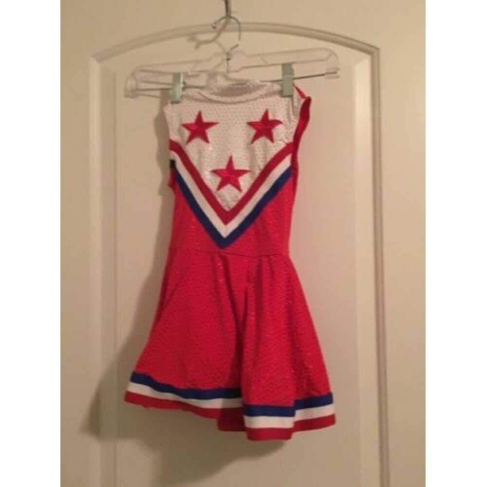 Costume Gallery Girls Cosplay Cheer Dress Costume 1pc Size Medium Multicolor